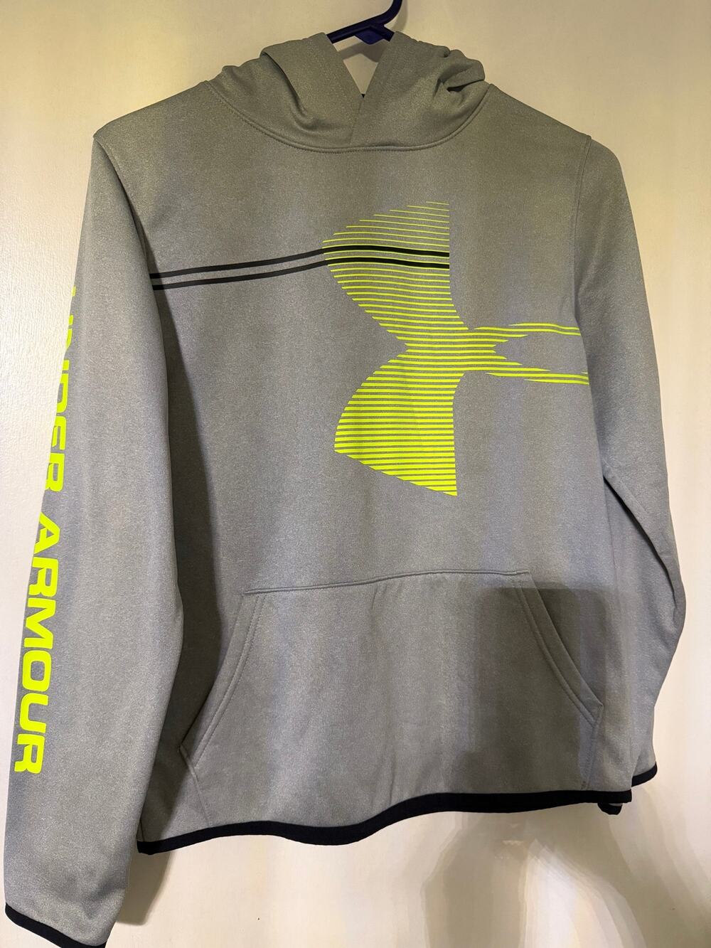 Youth Under Armor Gray Hoodie